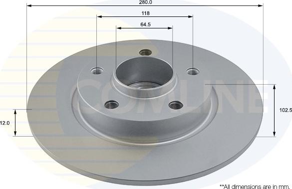 Comline ADC1137 - Bremžu diski autospares.lv