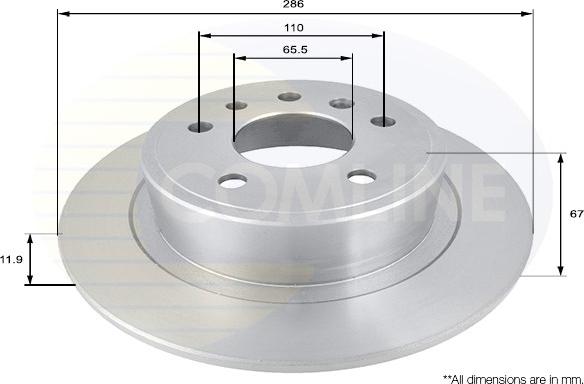 Comline ADC1128 - Bremžu diski autospares.lv