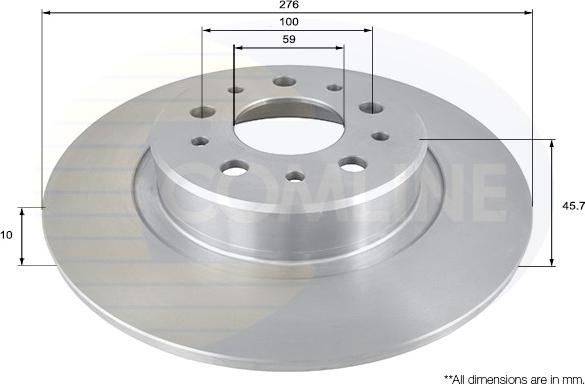 Comline ADC1831 - Bremžu diski www.autospares.lv