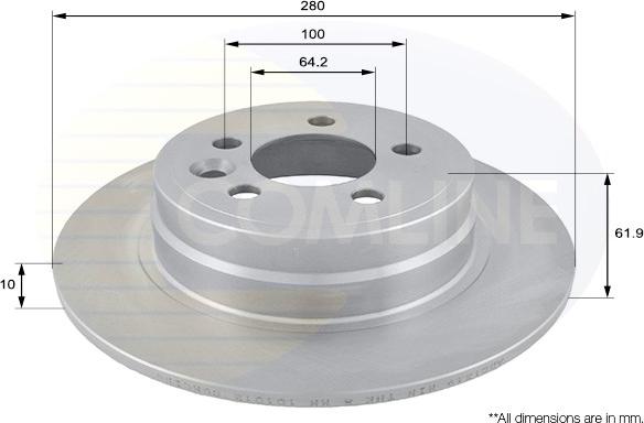 Comline ADC1319 - Bremžu diski autospares.lv