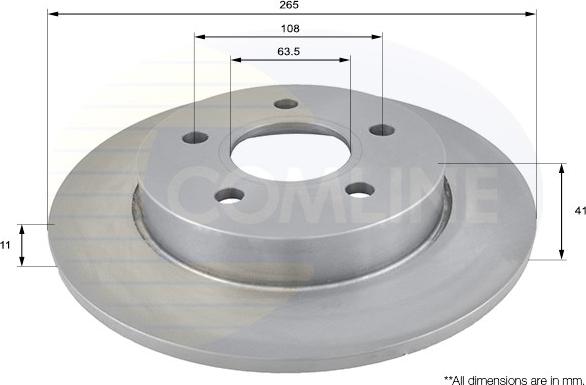 Comline ADC1228 - Bremžu diski autospares.lv