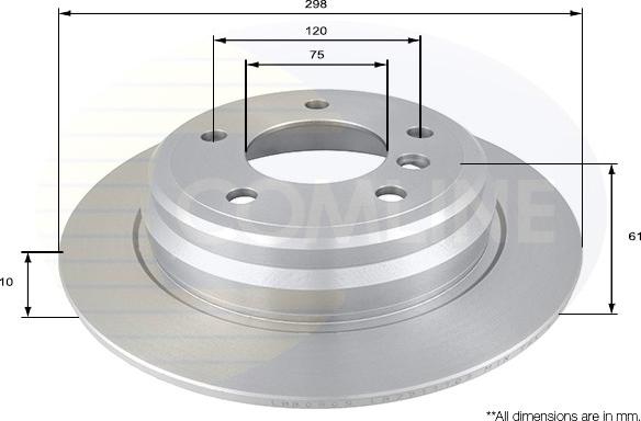 Comline ADC1724 - Bremžu diski autospares.lv