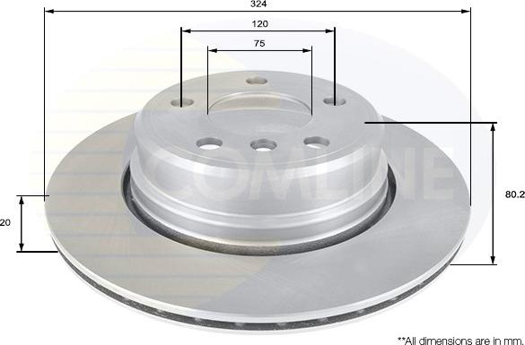 Comline ADC1771V - Bremžu diski autospares.lv