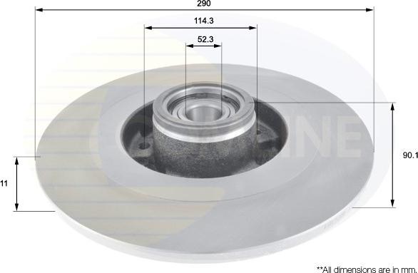 Comline ADC3014 - Bremžu diski autospares.lv