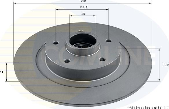 Comline ADC3035 - Bremžu diski www.autospares.lv