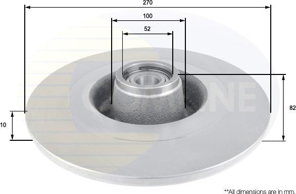 Comline ADC3021 - Bremžu diski autospares.lv