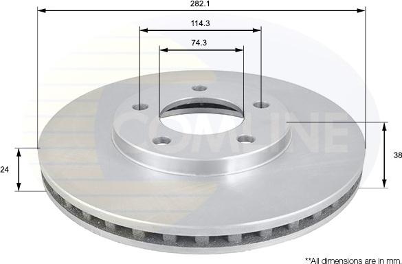 Comline ADC2306V - Bremžu diski autospares.lv