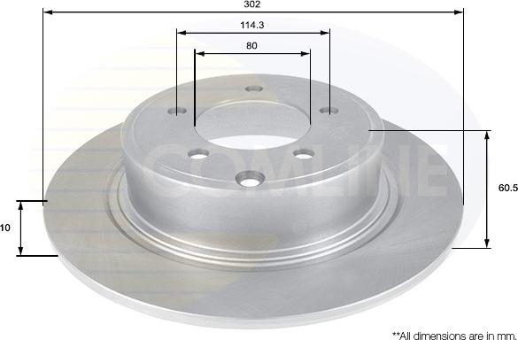 Comline ADC2321 - Bremžu diski www.autospares.lv