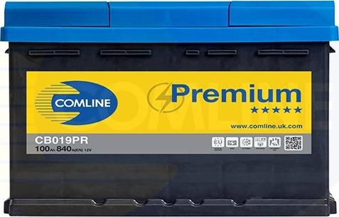 Comline CB019PR - Startera akumulatoru baterija www.autospares.lv