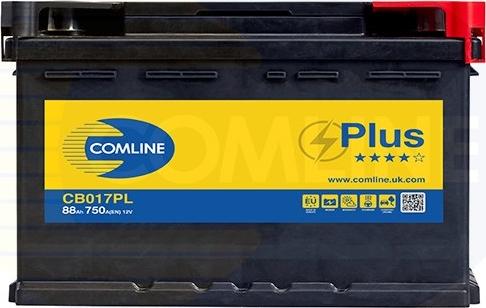 Comline CB017PL - Стартерная аккумуляторная батарея, АКБ www.autospares.lv