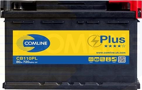 Comline CB110PL - Стартерная аккумуляторная батарея, АКБ www.autospares.lv