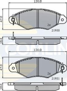 Comline CBP0485 - Bremžu uzliku kompl., Disku bremzes autospares.lv