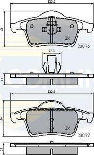 Comline CBP0729 - Brake Pad Set, disc brake www.autospares.lv