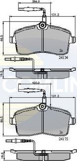 Comline CBP11250 - Bremžu uzliku kompl., Disku bremzes autospares.lv