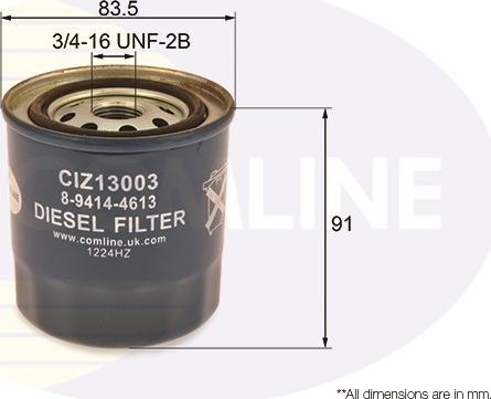 Comline CIZ13003 - Fuel filter www.autospares.lv