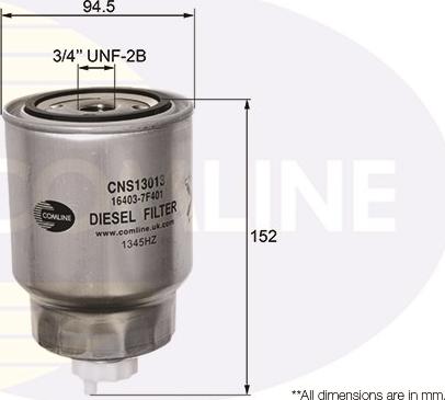 Comline CNS13013 - Degvielas filtrs www.autospares.lv