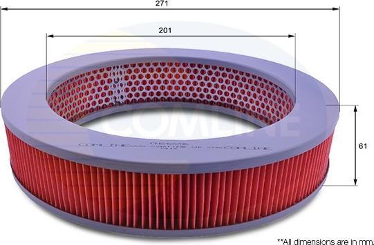 Comline CNS12206 - Gaisa filtrs www.autospares.lv