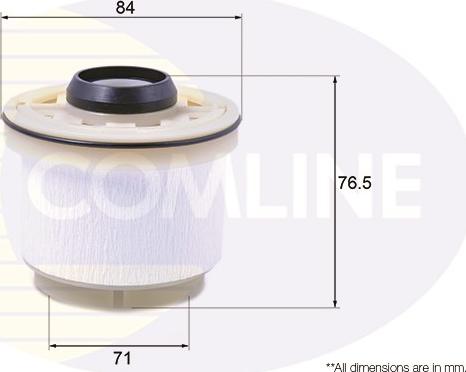 Comline CTY13045 - Fuel filter www.autospares.lv