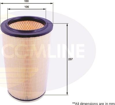 Comline EAF509 - Air Filter, engine www.autospares.lv