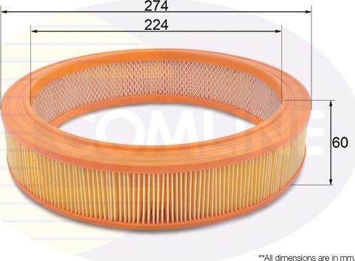 Comline EAF013 - Gaisa filtrs www.autospares.lv