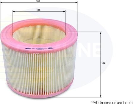 Comline EAF037 - Air Filter, engine www.autospares.lv