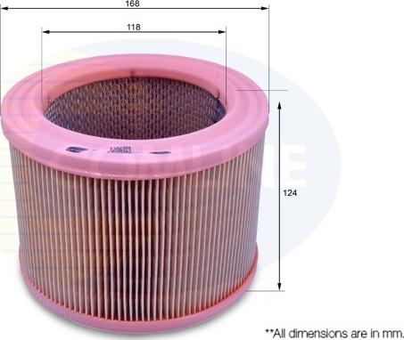 Comline EAF024 - Air Filter, engine www.autospares.lv