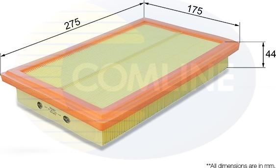 Comline EAF885 - Gaisa filtrs www.autospares.lv