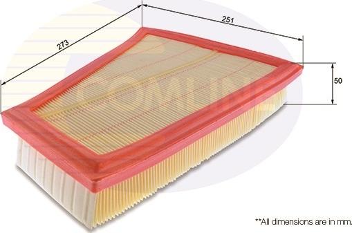 Comline EAF874 - Gaisa filtrs www.autospares.lv