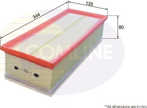 Comline EAF712 - Air Filter, engine www.autospares.lv