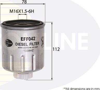 Comline EFF042 - Degvielas filtrs autospares.lv