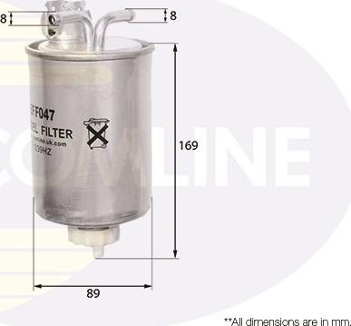 Comline EFF047 - Fuel filter www.autospares.lv