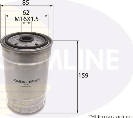 Comline EFF007 - Fuel filter www.autospares.lv