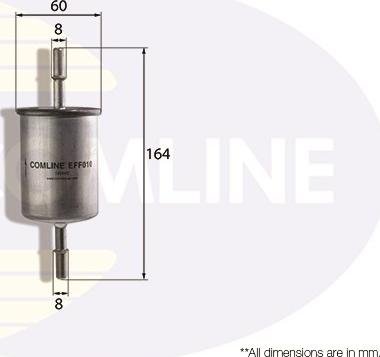 Comline EFF010 - Fuel filter www.autospares.lv