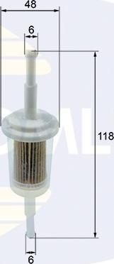 Comline EFF011 - Degvielas filtrs www.autospares.lv