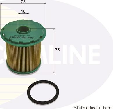 Comline EFF085 - Degvielas filtrs www.autospares.lv