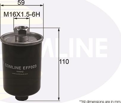 Comline EFF023 - Degvielas filtrs autospares.lv