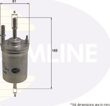 Comline EFF144 - Degvielas filtrs www.autospares.lv