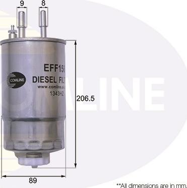 Comline EFF156 - Топливный фильтр www.autospares.lv