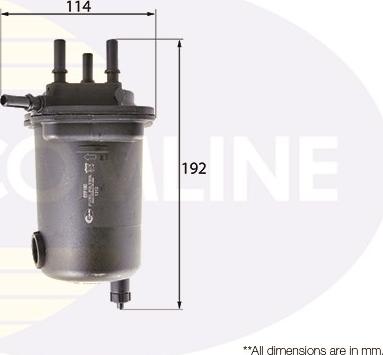 Comline EFF180 - Degvielas filtrs www.autospares.lv