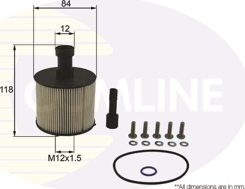 Comline EFF305D - Degvielas filtrs autospares.lv