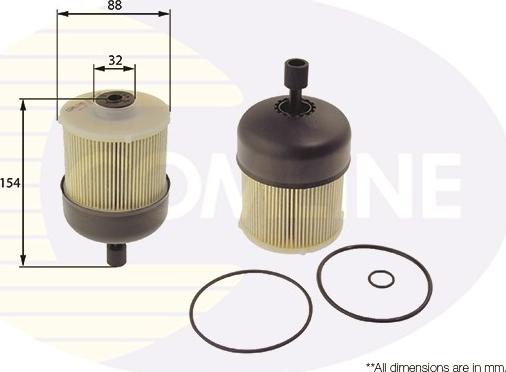 Comline EFF307D - Degvielas filtrs autospares.lv