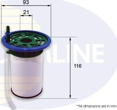 Comline EFF327D - Fuel filter www.autospares.lv