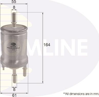 Comline EFF234 - Degvielas filtrs www.autospares.lv