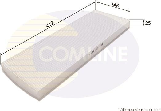 Comline EKF166 - Filtrs, Salona telpas gaiss autospares.lv