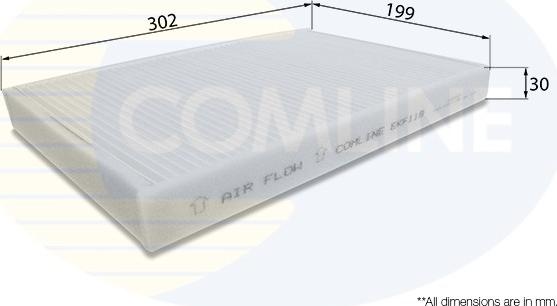 Comline EKF119 - Filtrs, Salona telpas gaiss autospares.lv