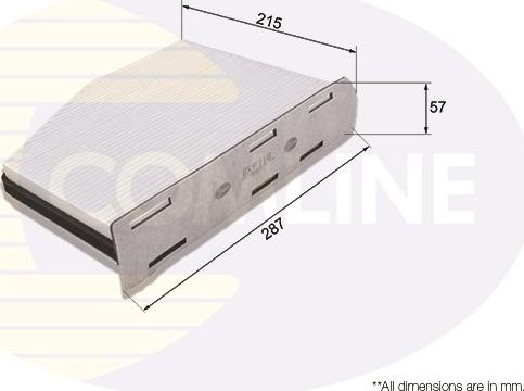 Comline EKF118 - Filter, interior air www.autospares.lv