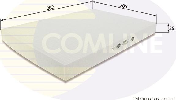 Comline EKF112 - Filtrs, Salona telpas gaiss autospares.lv