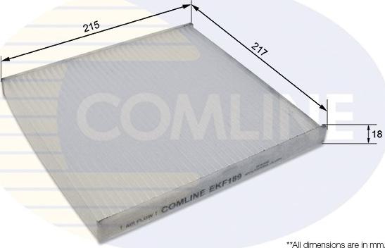 Comline EKF189 - Filtrs, Salona telpas gaiss autospares.lv