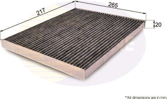 Comline EKF137A - Filter, interior air www.autospares.lv