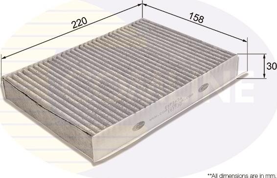 Comline EKF343A - Filtrs, Salona telpas gaiss www.autospares.lv